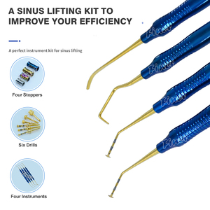 Kit Pengangkat Sinus Rahang Atas Instrumen Pengangkat Sinus Gigi Alat Implan Gigi - Product Image 4
