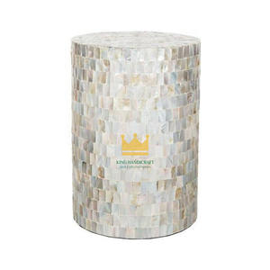 Mesa de Centro Moderna con Incrustaciones de Nácar, Diseño OEM, Personalizable, Hecha a Mano, Decoración para Sala de Estar, Mueble Multifuncional - Product Image 1