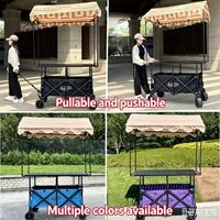 Remorque de stand de vente 120/150/167 avec table élévatrice pliable, hauteur réglable, roues tout-terrain, pour marché nocturne, snacks, barbecue, glaces
