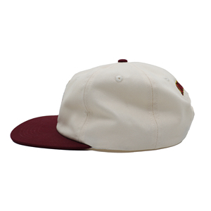 Casquettes de baseball décontractées en coton délavé vintage à 6 panneaux, avec logo brodé personnalisé, en sergé bicolore - Product Image 3