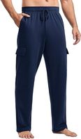 Pantalon de jogging cargo ample en coton pour homme avec poches, coupe droite, sans revers, style décontracté