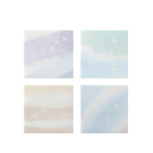 M&G Blocs-notes autocollants transparents colorés 76x76mm 50 feuilles YS-815 pour stylo neutre usage bureau - Product Image 3