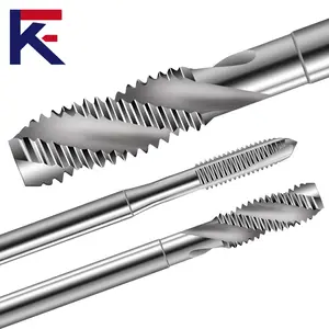 KF Lengthen Apex Spiral Straight Groove Thread Tap High Speed Steel Screw Tap Tool