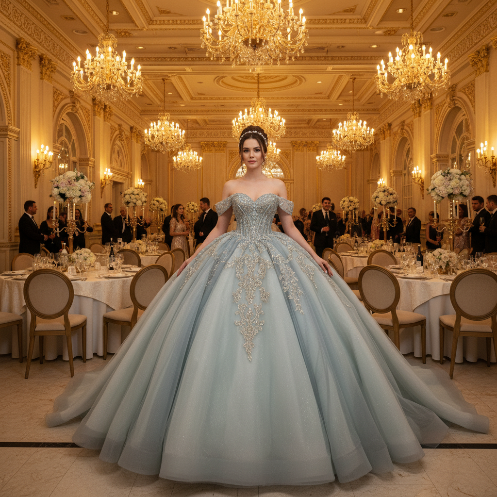 sky blue quince dresses Rachel Allan RQ2216 Ball Gown Glitter Long Floral Quinceanera Dress Browse beautiful quinceanera ball gowns to find your dream quince dress. Light Sky Blue Ball Gown