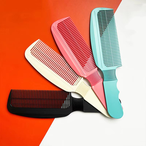 Peigne en plastique professionnel pour barbier, coiffure, démêlage et <span class=keywords><strong>coupe</strong></span> de <span class=keywords><strong>cheveux</strong></span> pour hommes et femmes - Product Image 3
