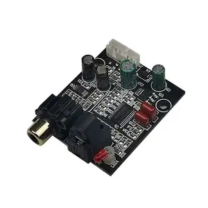 DIY modified DAC digital decoder 24 bit 192K Fiber coaxial decoding board stereo audio output