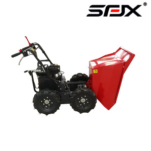 Mini-dumper SPX 300 kg à essence, rouge, avec composants de moteur essentiels - Product Image 4