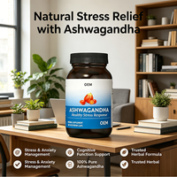 Capsules d'Ashwagandha pour la mémoire et les fonctions cognitives, complément d'Ashwagandha