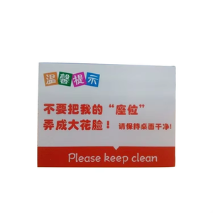 Acrylique Incliné Horizontal Bureau Signe Titulaire AD Papier Présentoir Nom Affichage <span class=keywords><strong>Marque</strong></span> Logo Signe Bloc Personnalisé Personnalisé - Product Image 5