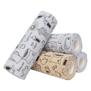 Rouleau <span class=keywords><strong>de</strong></span> chiffons en microfibre lavables détachables, serviettes en papier réutilisables ultra-absorbantes, fournitures <span class=keywords><strong>de</strong></span> nettoyage multi-usages pour l'entretien ménager - Product Image 2