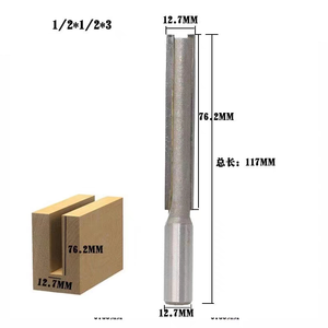 <strong>1</strong>/<strong>2</strong> <strong>1</strong>/4 extra Long Straight Router <strong>Bit</strong> Woodwork extra Long Bearings Router <strong>Bit</strong> - Product Image 2
