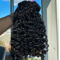 Vente en gros de cheveux naturels bruts, paquet de cheveux du Vietnam, un donneur, cuticules alignées, mèches de cheveux humains bouclés indiens