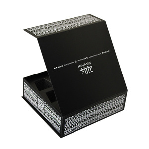 Black Custom Logo Rigid Paperboard Magnet <b>Box</b> Luxury Recycled Folding Magnetic Gift <b>Box</b> Packaging for <b>Clothes</b> - Product Image 4