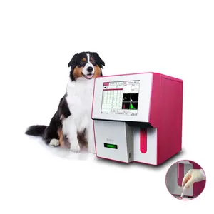 Analisador de hematologia veterinário, máquina de cbc de 5 peças, analisador automático de hematologia