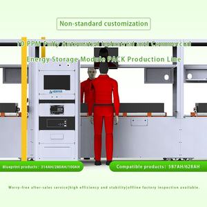 Línea de Ensamblaje de Módulos de Baterías de Iones de Litio Semi-Automática SUNKA LEAD 10PPM para Almacenamiento de Energía Industrial y Comercial - Product Image 5