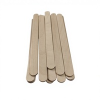 Bâtonnets de crème glacée jetables en bois de bouleau écologiques et flexibles pour glaces maison, loisirs créatifs pour enfants, qualité alimentaire durable, non toxiques