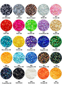 Gemas de Resina Redondas de Alta Calidad, Estilo Jelly, Sin Fijación en Caliente, para Decoración de Uñas, Estilo Plano para Prendas, Zapatos, Bolsos - Piedras de Estrás Sueltas - Product Image 5