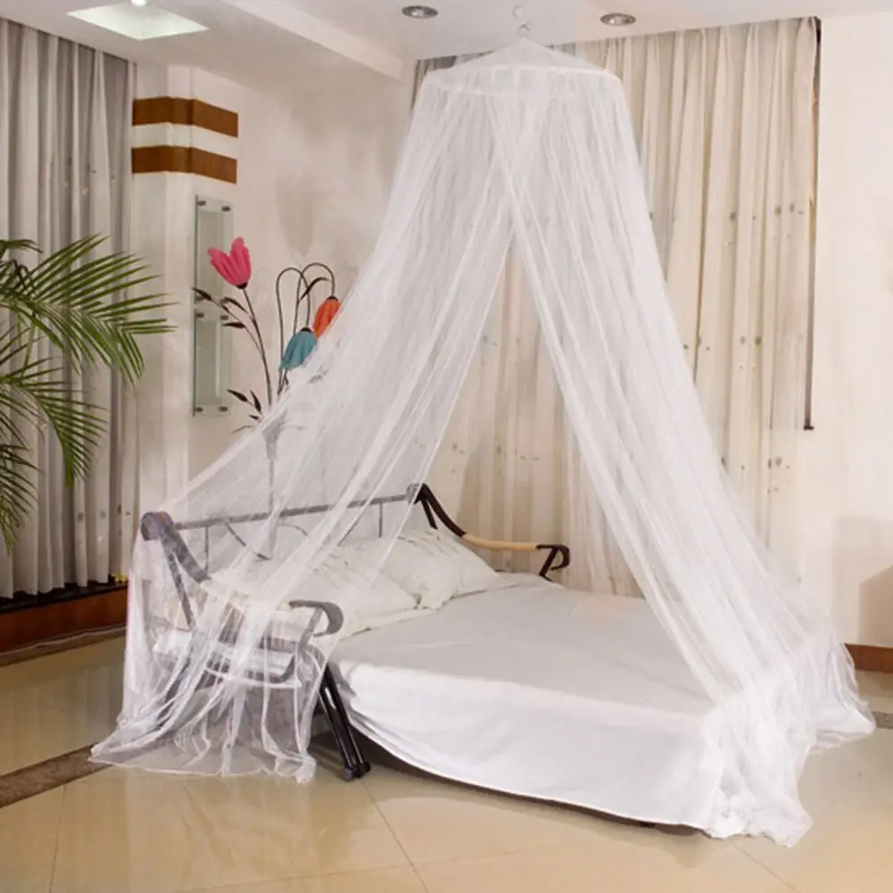 Moustiquaire romantique élégante, drapeau en coton, décoration pour tous les lits, 1 pièce