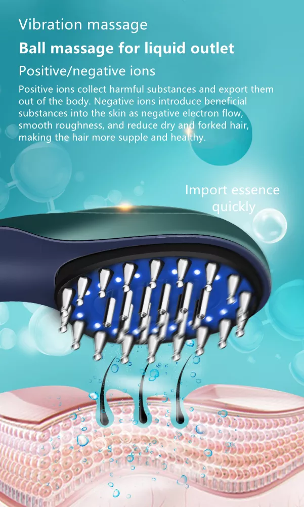 New product 2021 Factory Supplier protouch led hair growth therapy comb beauty machine