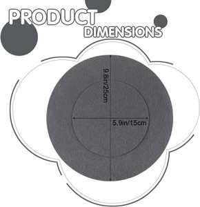 Diseño Moderno Colorido Poliéster Pan Protectores Fieltro Divisores Protector - Product Image 4