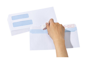 Enveloppes d'expédition <span class=keywords><strong>en</strong></span> papier kraft blanc épais écologiques, auto-adhésives avec fenêtre, personnalisables pour courrier professionnel <span class=keywords><strong>express</strong></span> – Vente <span class=keywords><strong>en</strong></span> gros - Product Image 5