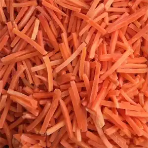 โรงงานส่งออกโดยตรงแถบแครอทแช่แข็งขายส่งเศษแครอทแช่แข็ง