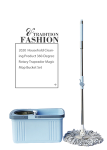 Ensemble serpillière rotative et seau, manche en acier inoxydable, têtes en <span class=keywords><strong>microfibre</strong></span>, rotation à 360°, outil de nettoyage des sols, maison, bureau, hôtel, vente en gros - Product Image 5