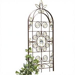 Enrejado de Aluminio Moderno para Jardín, Soporte Decorativo Vertical y Duradero para Plantas Trepadoras en Patio Exterior, Paisajismo y Jardinería - Product Image 1