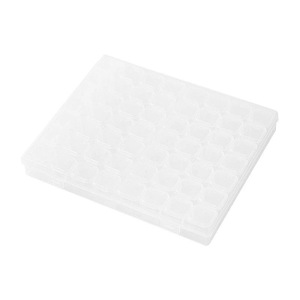 Transparent Acrylic Jewelry Storage Box 56 Grids With Removable Compartments For Earrings Rings Necklaces Organization - Product Image 2