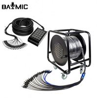 Câble audio multipaire XLR PVC OEM 8-32 canaux 30/50/100 mètres pour microphone/haut-parleur - AOSHEN CB01
