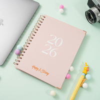 Échantillon Gratuit - Nouveau Design Personnalisé - Journal, Agenda, Carnet de Notes, Planificateur de Haute Qualité avec Couverture en PP et Reliure Spirale ou Piqûre à Cheval