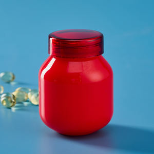 Pot en plastique Vitami Health Care rond <span class=keywords><strong>recyclable</strong></span> <span class=keywords><strong>de</strong></span> qualité alimentaire 120cc avec bouchon à vis pour tablette <span class=keywords><strong>capsule</strong></span> <span class=keywords><strong>de</strong></span> supplément - Product Image 1