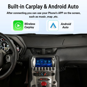 Viknav Linux System Wireless Carplay <b>Android</b> Auto Decoder <b>Box</b> For Lamborghini 2011-2018 GPS Navigatipn Original Car Radio Screen - Product Image 4