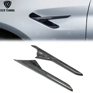 Rejilla lateral de carbono para BMW F90 M5, embellecedor de guardabarros de fibra de carbono, rejillas de ventilación, repuesto 2018 + piezas de afinación