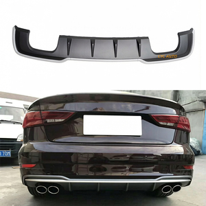 Diffuseur arrière modifié <span class=keywords><strong>A3</strong></span> pour <span class=keywords><strong>AUDI</strong></span> Sedan <span class=keywords><strong>Sline</strong></span> <span class=keywords><strong>A3</strong></span> mise à niveau S3 diffuseur <span class=keywords><strong>2016</strong></span> 2018 2019 - Product Image 2