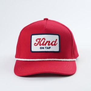 Casquette de baseball à 5 panneaux avec cordon, nouvelle conception de qualité supérieure avec broderie de logo, personnalisation en gros du design du logo - Product Image 3