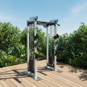 Unisex Comp rehen sive Trainer Half Frame Lang hantel & Bank Lifting Rack Multifunktion ale Smith Maschine - Product Image 4