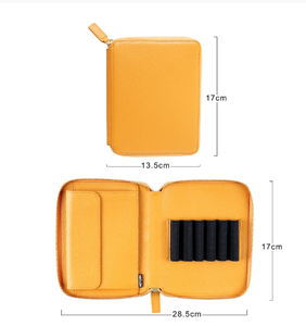 Carnet de <span class=keywords><strong>voyage</strong></span> A6 à 6 anneaux, couverture en cuir à fermeture éclair, carnet de <span class=keywords><strong>voyage</strong></span>, personnalisation de cadeaux, journal en cuir rigide, journaux en cuir Gua 40 feuilles - Product Image 2