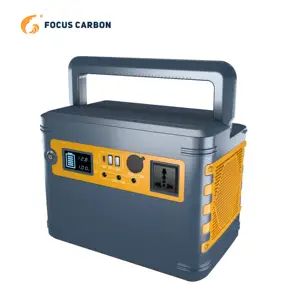 Focus Carbon portable 12V 80Ah 1kwh LiFePO4 batterie externe avec onduleur 220V 1.1KW