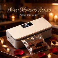 Mini-scelleuse manuelle rechargeable pour café, thé et snacks, avec design à oreilles de suspension et aimant de réfrigérateur promotionnel