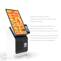 Kiosque de paiement multifonctions en libre-service Kiosque de commande tout-en-un pour supermarché Kiosque de commande pour restaurant
