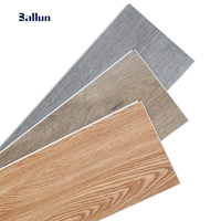 Revêtement de sol gris SPC Zhejiang Ballun Utilisation intérieure du fabricant pour supermarché Chambre Bureau École Gym-Prix par mètre carré