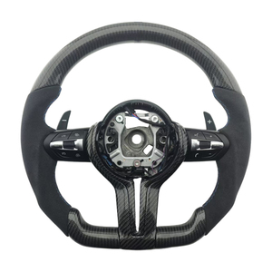 Nuevo Volante Deportivo Popular de Fibra de Carbono Alcantara para BMW F10 F30 F90 F01 F02 F12 F13 Serie 3 4 5 - Product Image 1