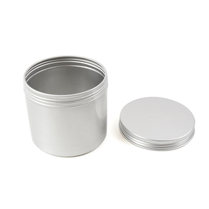 300ml nhôm trà <span class=keywords><strong>Jar</strong></span> với nắp bạc nhỏ hình tròn bao bì mỹ phẩm tins - Product Image 5
