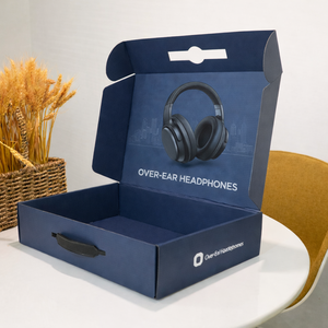 Boîtes d'emballage DTC pour écouteurs et produits électroniques 3C, en carton ondulé B/E, avec option de découpe, auto-scellantes, impression quadricolore - Product Image 5