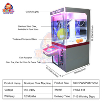 Hadiah asli permainan cakar Arcade Mini boneka membuat mesin cakar mesin