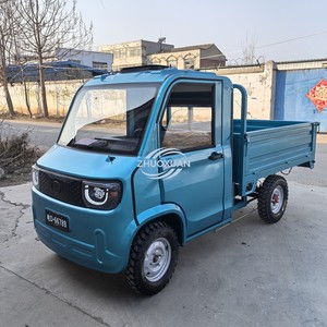 Camioneta Eléctrica Pequeña de Trabajo Pesado, 4 Ruedas, Cabina Simple, para Uso Diario y Carga - Product Image 2