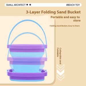 Il Set di giocattoli estivi in plastica per bambini include il mulino a vento a clessidra strumenti per scavare la sabbia pala secchio per bambini per castelli - Product Image 2