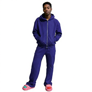 Conjunto de Sudadera con Capucha y Pantalones Deportivos Extra Grandes, Transpirables, con Logotipo Personalizado Impreso en DTG, Ropa de Diseñador para Hombre, Poliéster/Algodón, Venta al Por Mayor - Product Image 6