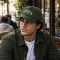 Gorra de Béisbol Curva de 5/6 Paneles con Gráfico Bordado Personalizado, Estilo Urbano, Cierre a Presión, Transpirable e Impermeable